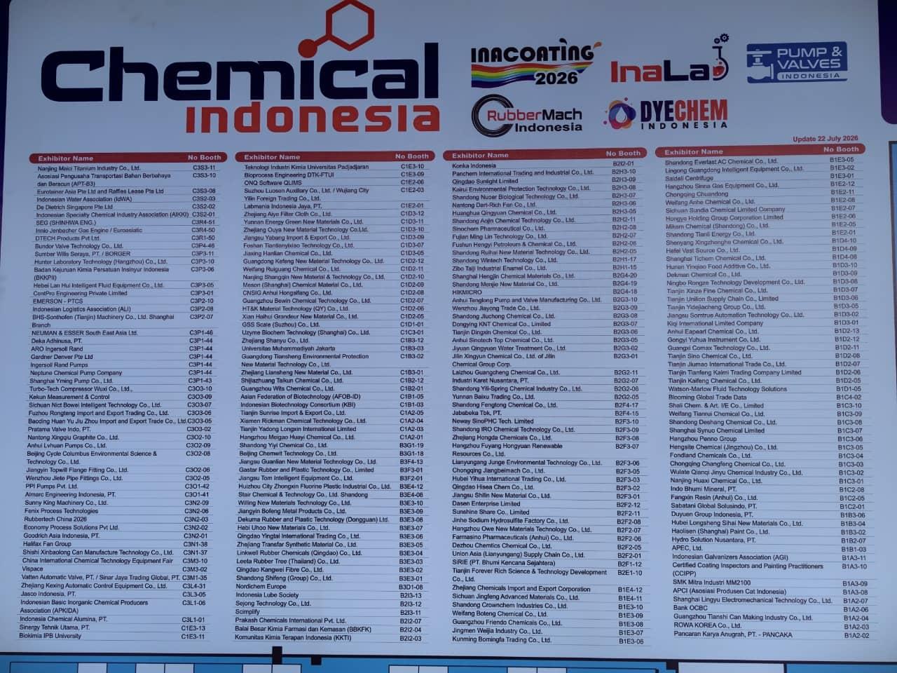 扬帆东盟拓新机｜我司亮相 Chemical Indonesia 2026 印尼国际化工展